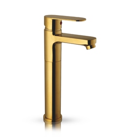 Goldline Single Lever Basin Mixer | PR-48 Prime PVD Gold