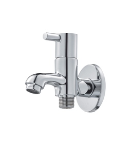 Asiagriss Two Way Bib Cock Single Handle With Wall Flange - AU 707 - Universe