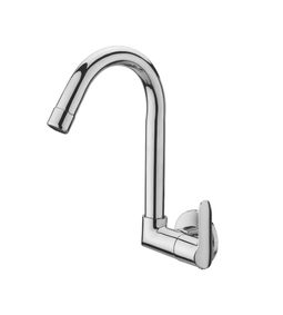 Asiagriss Sink Cock With Swinging S.S. Spout - Wall Mount - AD 239
