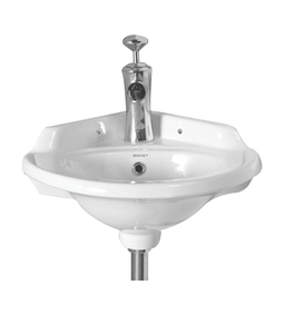 Wall Hung Wash Wash Basin - Corner 16" x 16"