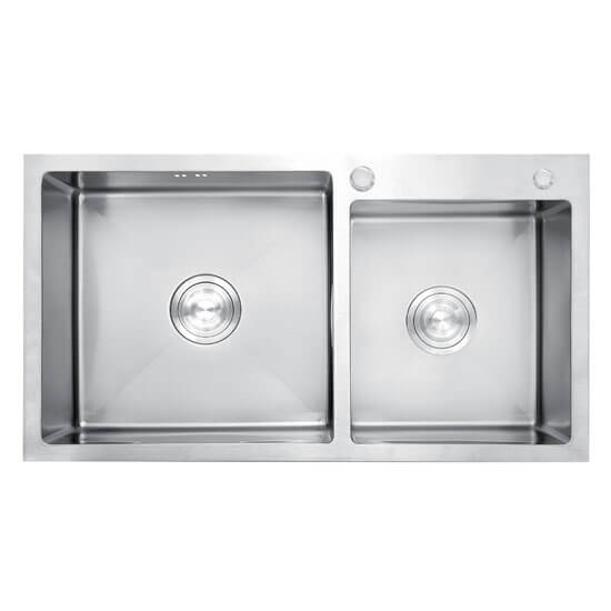 Becken Double Bowl Kitchen Sink BN-0203