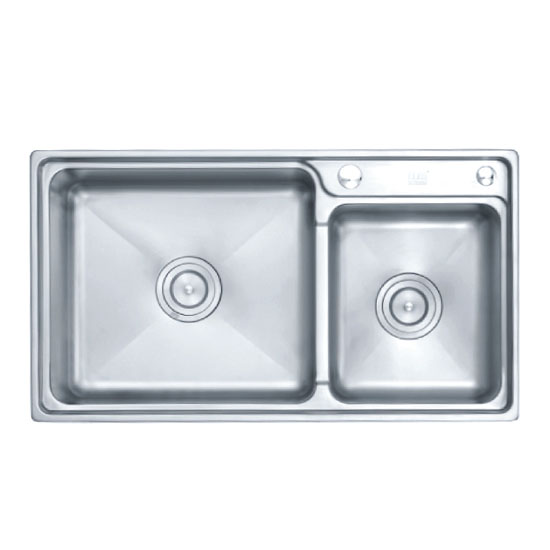 Becken Double Bowl Kitchen Sink BN-0403