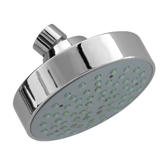 Overhead Shower Single Flow with Rubit Cleaning System with 225mm Arm & Flange - ALD 042