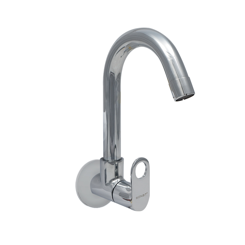 Sonet Sink Cock Swivel Spout with Wall Flange - Toyo
