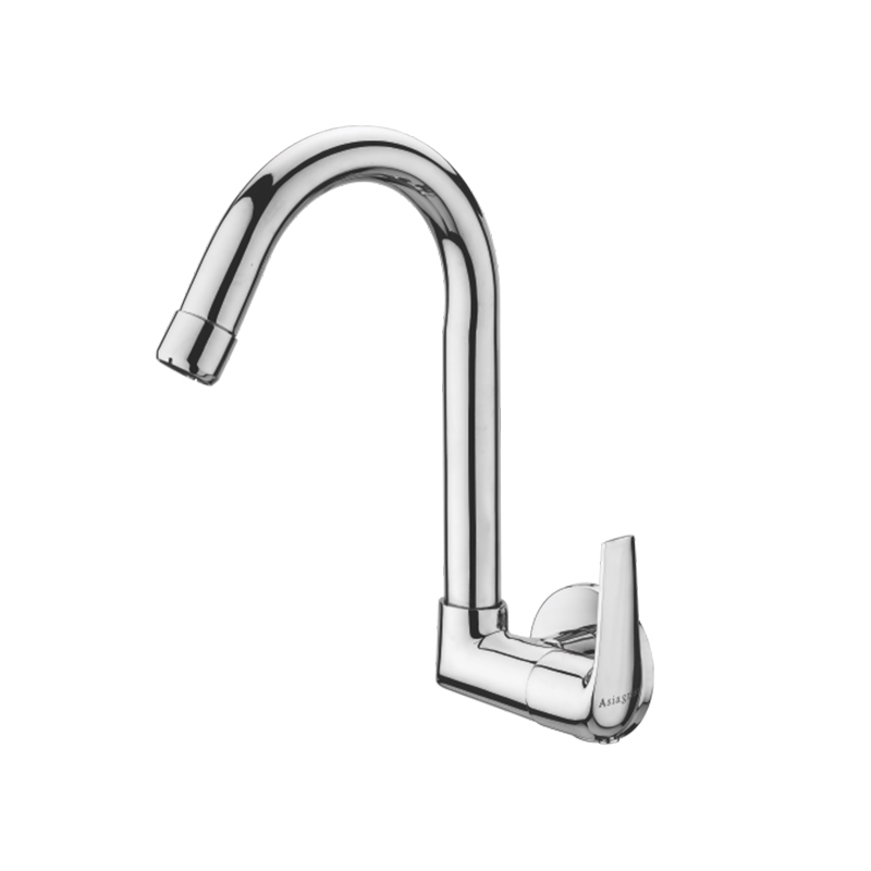 Asiagriss Sink Cock With Swinging S.S. Spout - Wall Mount - AN 639 - Nimbus