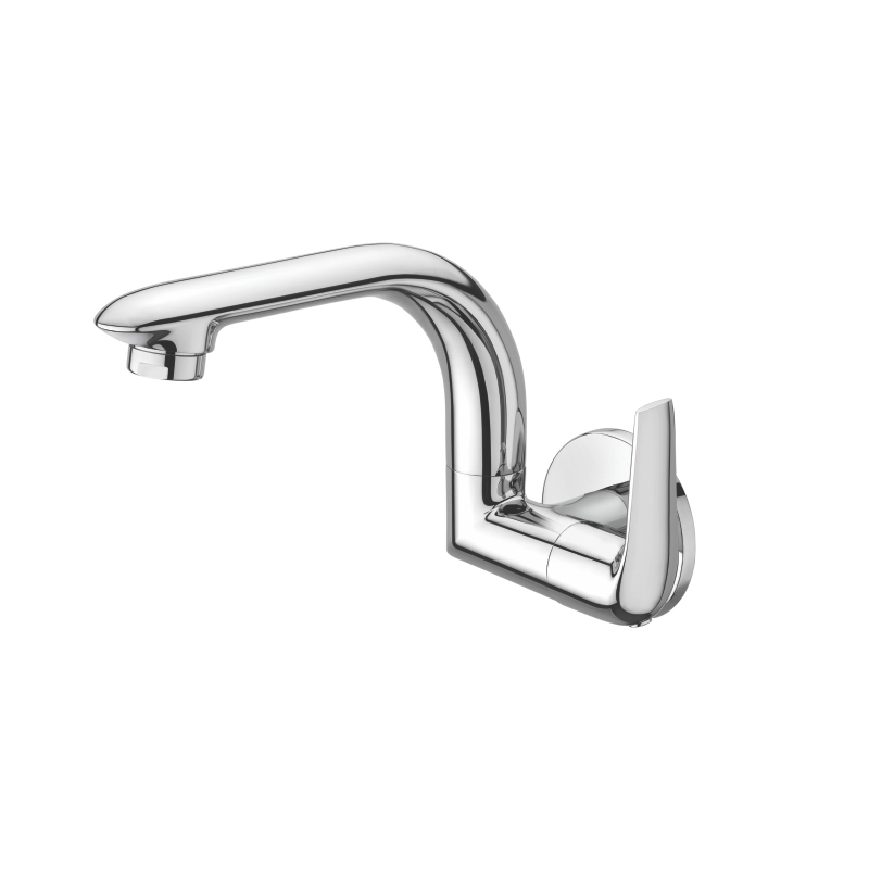Asiagriss Sink Cock With Swinging Spout - Wall Mount - AN 604