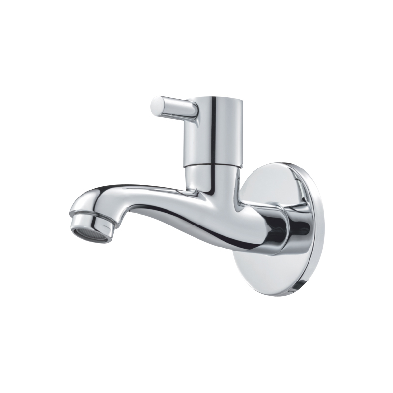 Asiagriss Long Body Bib Tap with Wall Flange - AU 725 - Universe