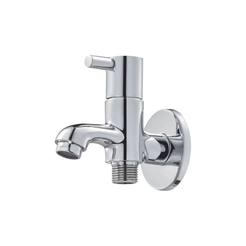 Asiagriss Two Way Bib Cock Single Handle With Wall Flange - AU 707 - Universe